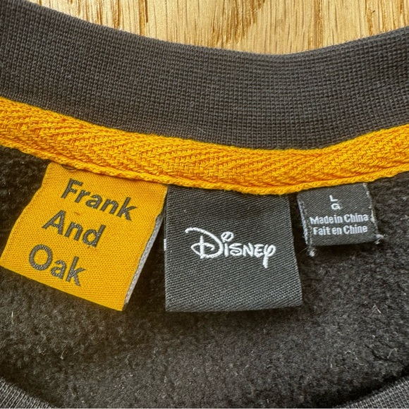 Frank and Oak x Disney - Mickey Mouse Special Edition black sweatshirt L - Picture 13 of 13